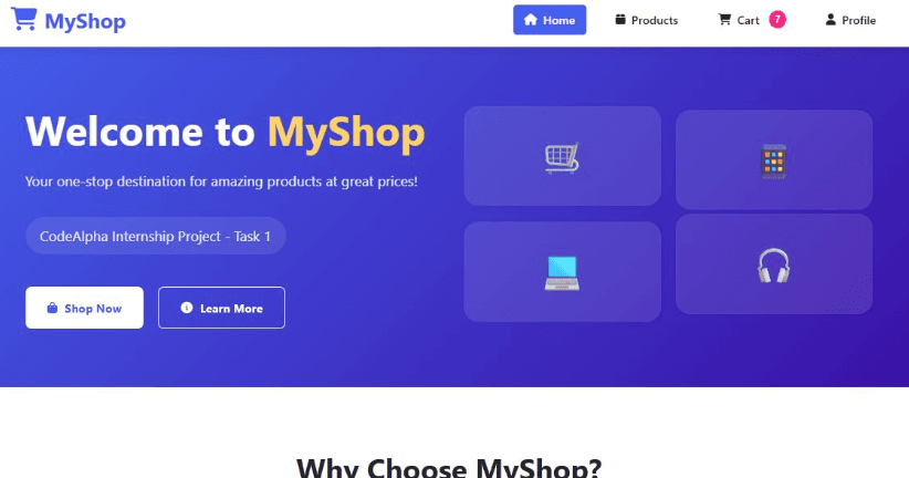 Modern E-Commerce Online Store